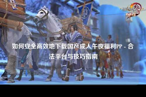 如何安全高效地下载国产成人午夜福利PP - 合法平台与技巧指南